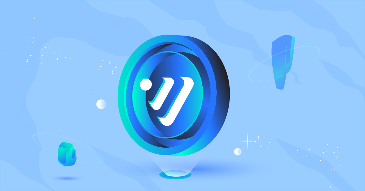 digital marketplace with lending and borrowing symbols